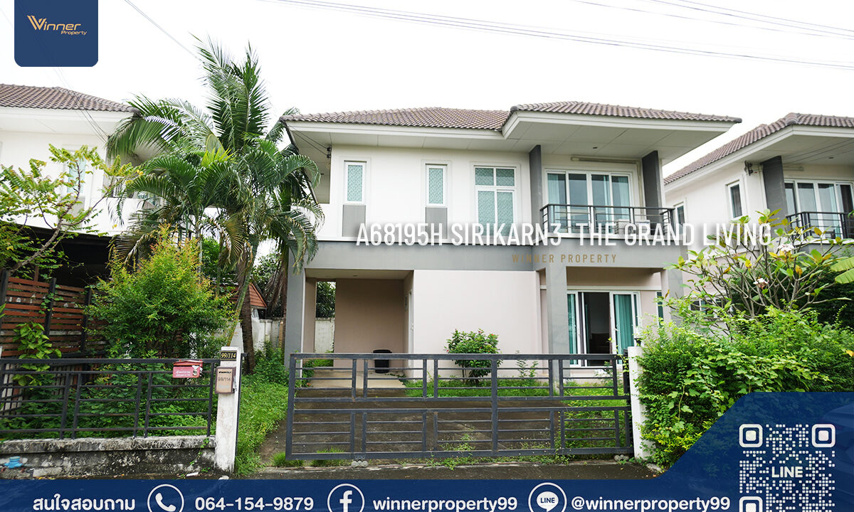 A68195h-Sirikarn3 bangyai the grand living 3bed-3bath-2fl-30